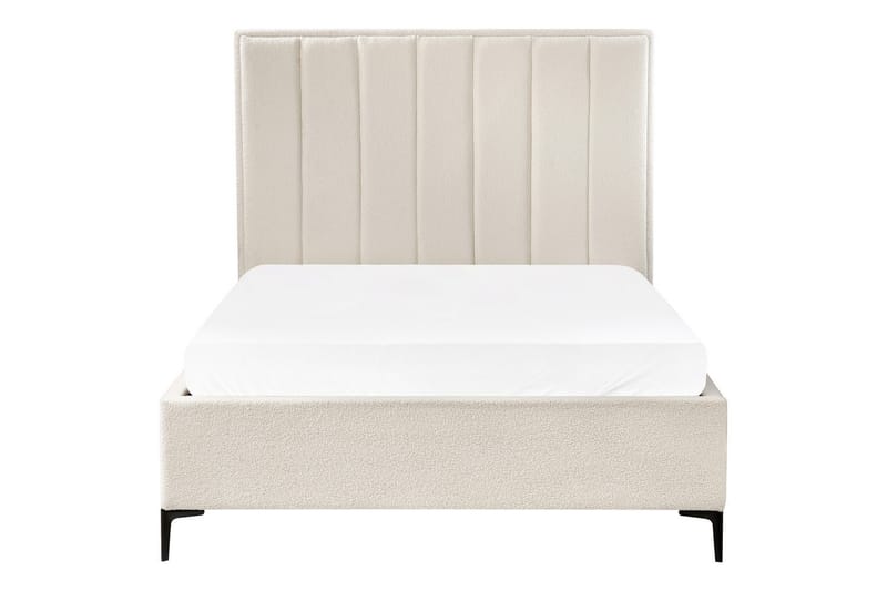 Sovrumsset Sezanne Vit/Svart, 140x200 cm, Bouclé - Vit/Svart, 140x200 cm, Bouclé - Möbler - Sovrum - Möbelset för sovrum