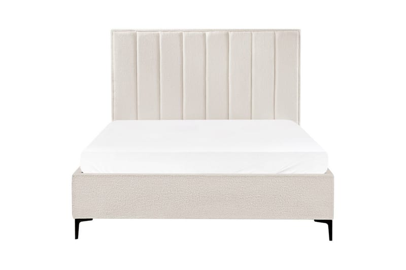 Sovrumsset Sezanne Vit/Svart, 160x200 cm, Bouclé - Vit/Svart, 160x200 cm, Bouclé - Möbler - Sovrum - Möbelset för sovrum