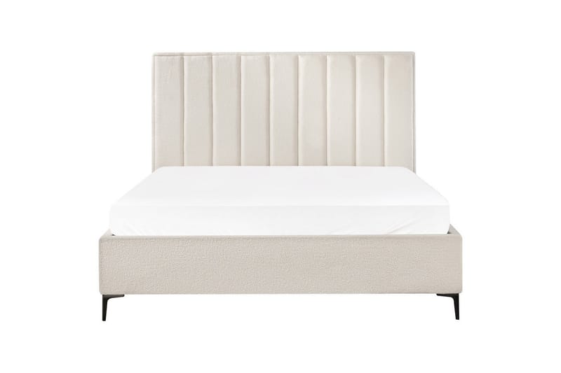 Sovrumsset Sezanne Vit/Svart, 180x200 cm, Bouclé - Vit/Svart, 180x200 cm, Bouclé - Möbler - Sovrum - Möbelset för sovrum