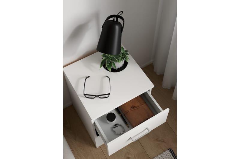 Space Sängbord 38 cm - Vit - Möbler - Sovrum - Sängbord