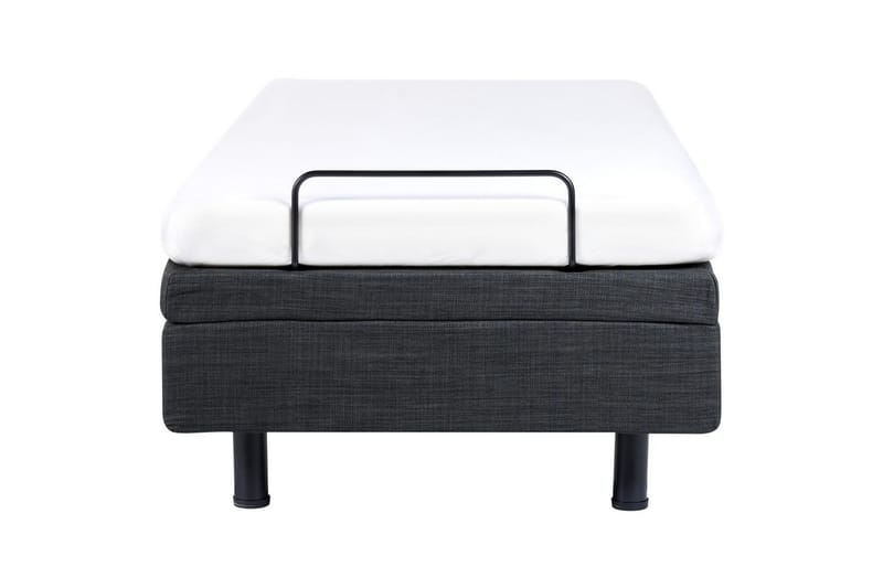 Ställbar säng utan huvudgavel Duke - Grå, svart, 90x200 cm - Möbler - Sovrum - Sängram & sängstomme