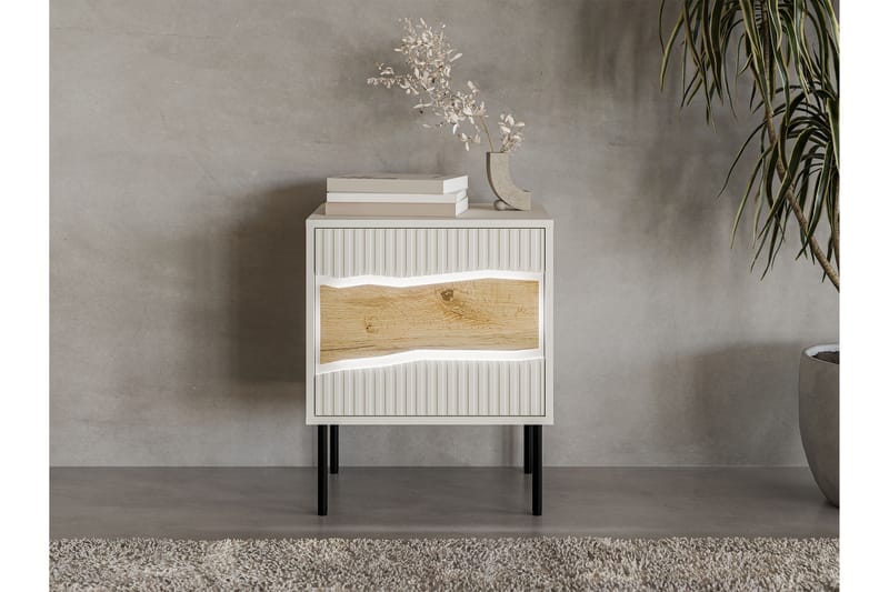 Stintino Sängbord 51 cm - Beige/Brun - Möbler - Sovrum - Sängbord
