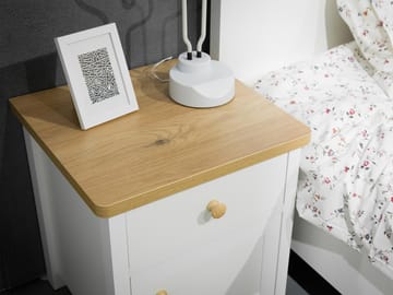 Storys sängbord 45x52 cm - Beige, ek - Möbler - Sovrum - Sängbord