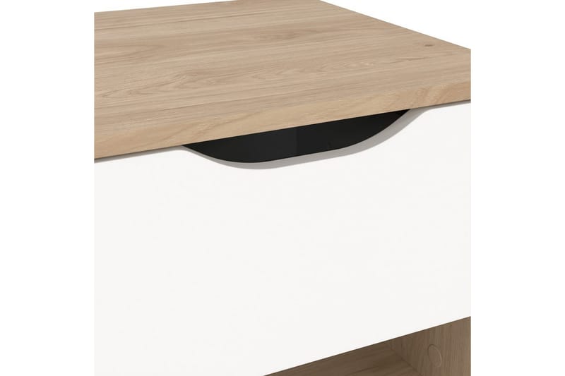 Sumita Sängbord 40 cm - Brun/Vit - Möbler - Sovrum - Sängbord