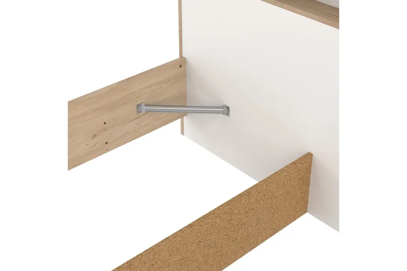 Sumita Sängram 140x190 cm - Natur/Vit - Möbler - Sovrum - Sängram & sängstomme