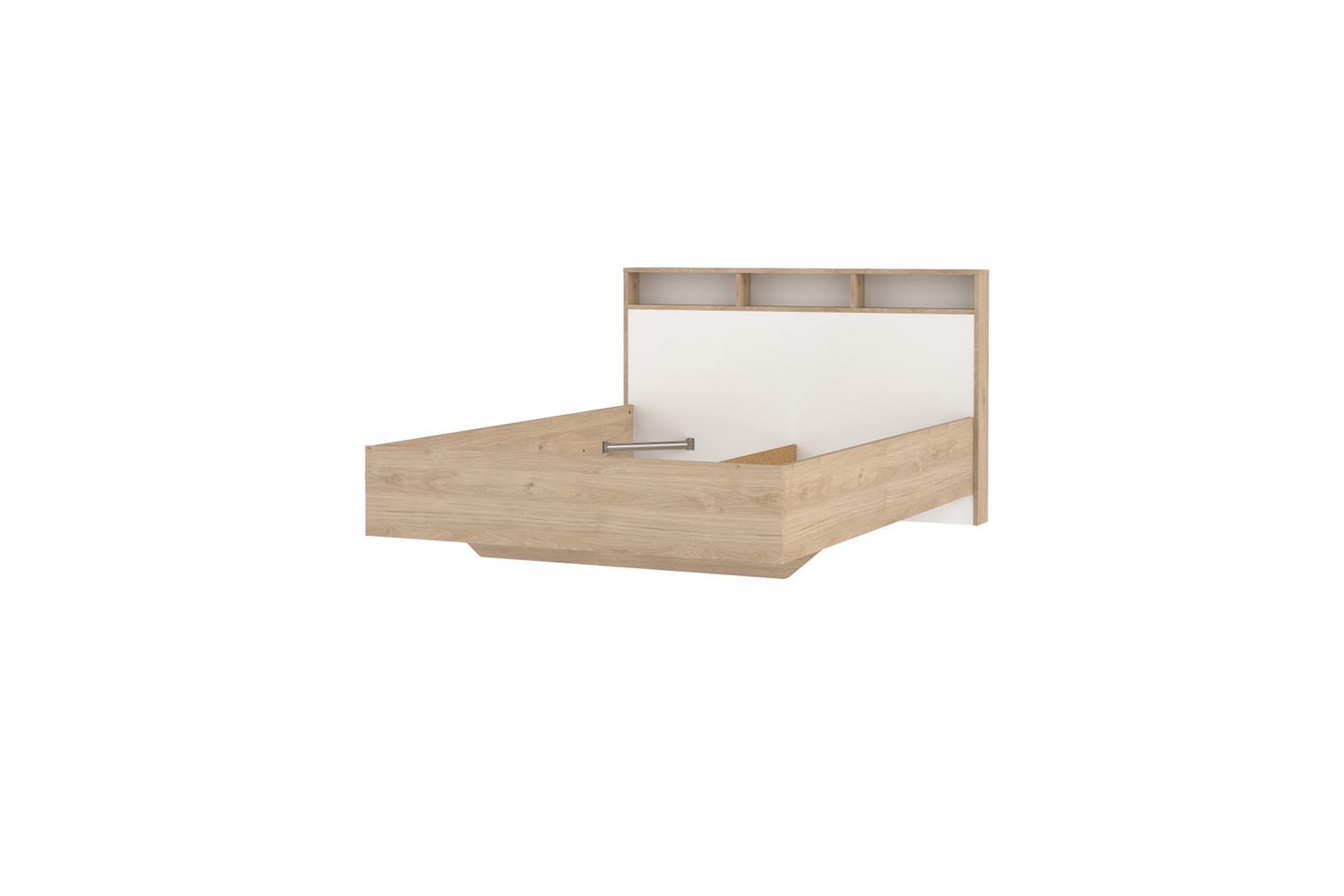 sumita sängram 140x190 cm - natur/vit