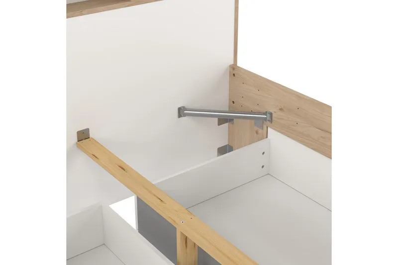 Sumita Sängram 140x190 cm - Natur/Vit - Möbler - Sovrum - Sängram & sängstomme