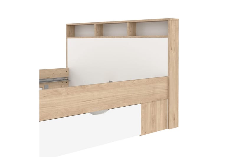 Sumita Sängram 140x200 cm - Natur/Vit - Möbler - Sovrum - Sängram & sängstomme