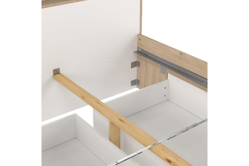 Sumita Sängram 140x200 cm - Natur/Vit - Möbler - Sovrum - Sängram & sängstomme