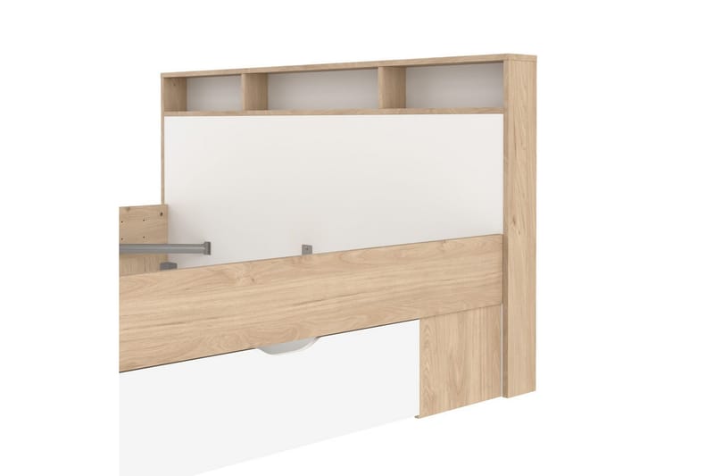 Sumita Sängram 160x200 cm - Natur/Vit - Möbler - Sovrum - Sängram & sängstomme