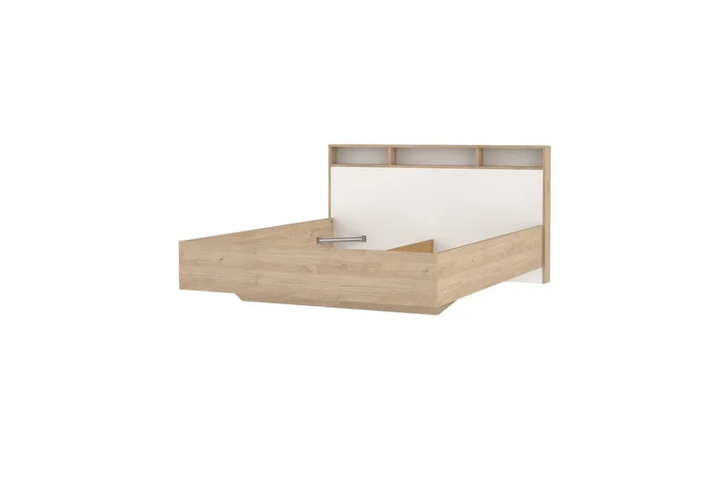 Sumita Sängram 160x200 cm, Natur/Vit