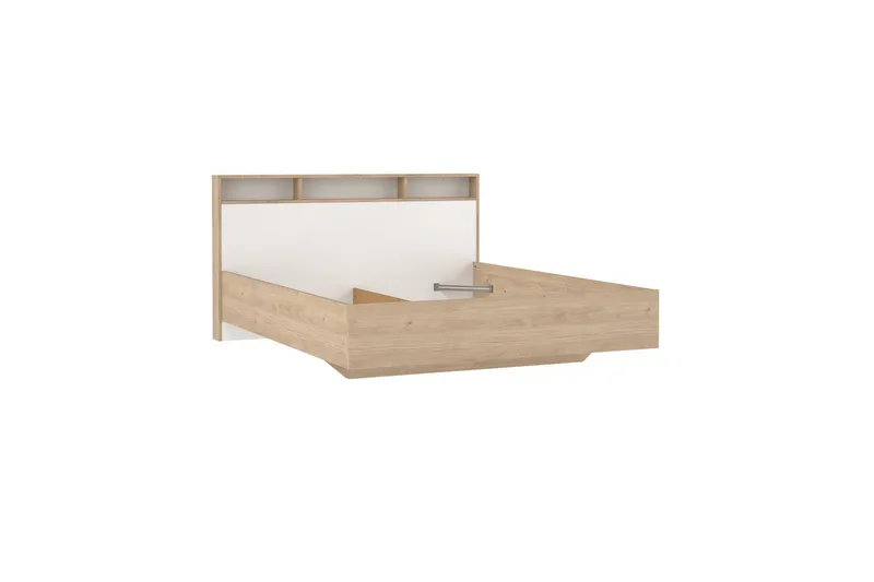 Sumita Sängram 160x200 cm - Natur/Vit - Möbler - Sovrum - Sängram & sängstomme