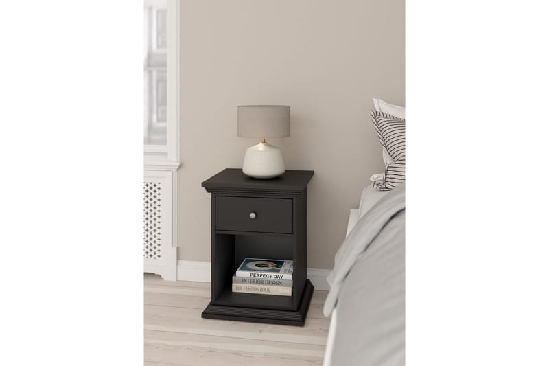 Suneta Sängbord 48 cm - Mörkgrå - Möbler - Sovrum - Sängbord
