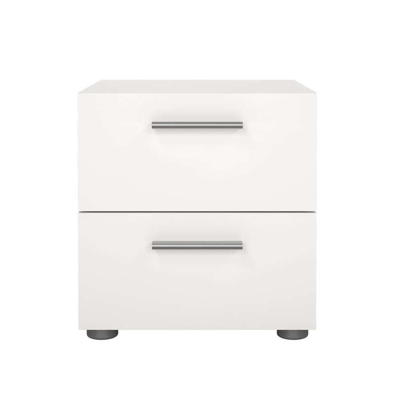 Suntia Nattduksbord med 2 lådor 40x40x42 cm - Möbler - Sovrum - Sängbord