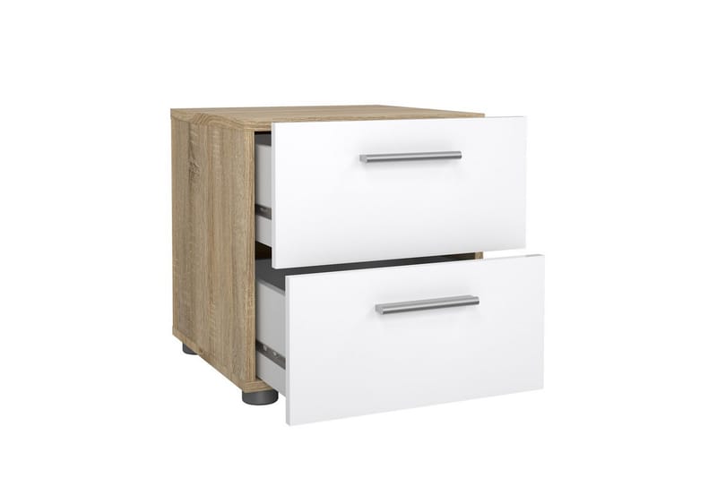 Suntia Sängbord 40 cm - Vit/Natur - Möbler - Sovrum - Sängbord