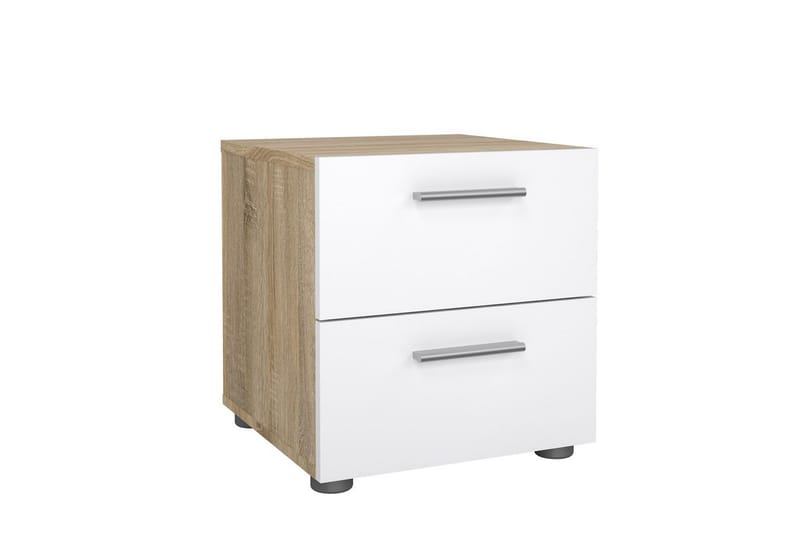 Suntia Sängbord 40 cm - Vit/Natur - Möbler - Sovrum - Sängbord