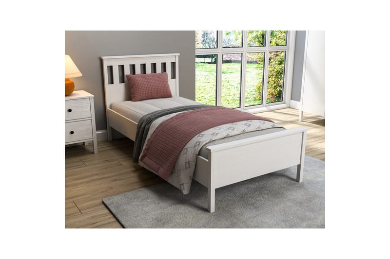 Sylven Sängram 90x190 cm - Natur/Vit - Möbler - Sovrum - Sängram & sängstomme