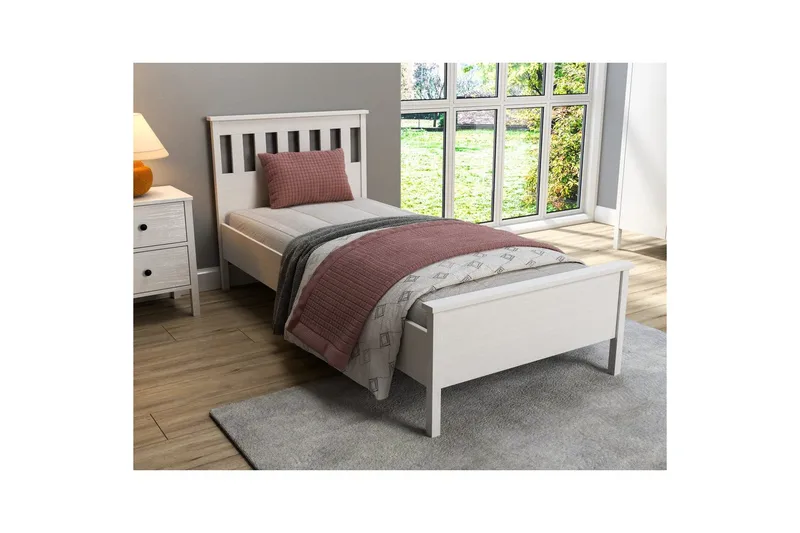 Sylven Sängram 90x190 cm - Natur/Vit - Möbler - Sovrum - Sängram & sängstomme