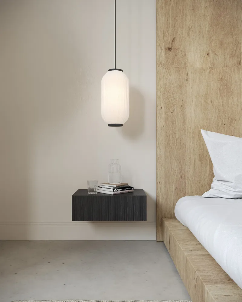 Takayo Sängbord 50 cm - Svart - Möbler - Sovrum - Sängbord