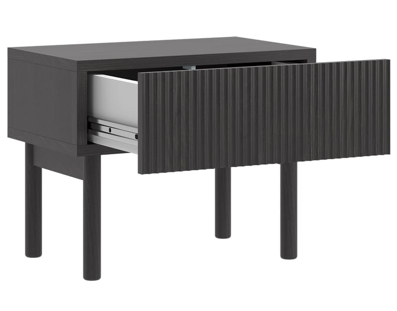 Takayo Sängbord 50 cm - Svart - Möbler - Sovrum - Sängbord