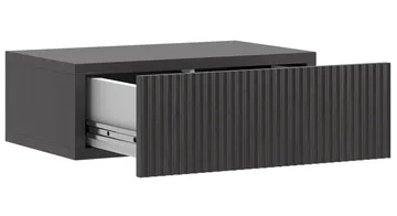 Takayo Sängbord 50 cm - Svart - Möbler - Sovrum - Sängbord