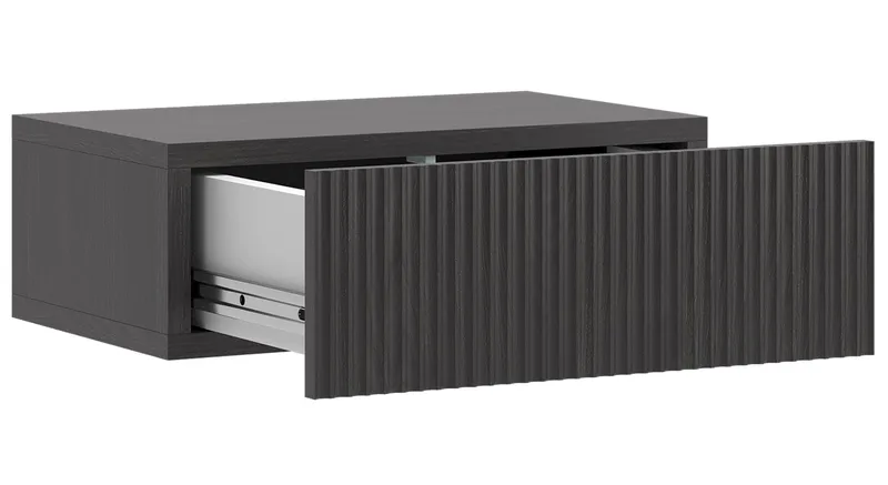 Takayo Sängbord 50 cm - Svart - Möbler - Sovrum - Sängbord