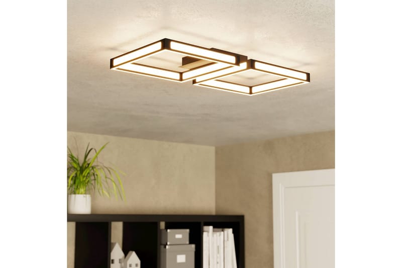 Taklampa Eglo Altaflor 650x300 mm Svart Vit - Vit - Möbler - Sovrum - Sovrumslampa