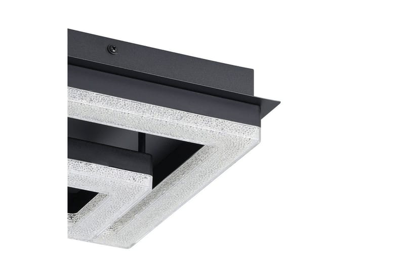 Taklampa Eglo Fradelo 1 240x240 mm - Svart/Grå - Möbler - Sovrum - Sovrumslampa