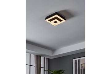 Taklampa Eglo Fradelo 1 240x240 mm - Svart/Grå - Möbler - Sovrum - Sovrumslampa