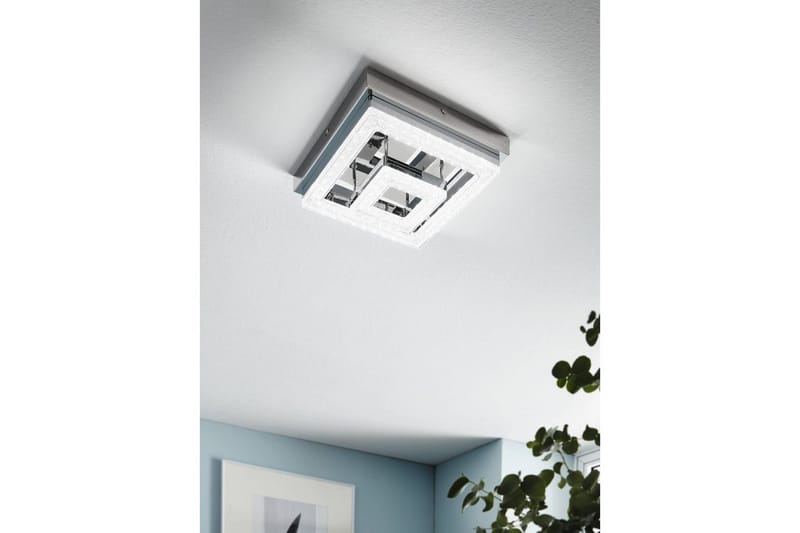 Taklampa Eglo Fradelo 260x260 mm - Krom - Möbler - Sovrum - Sovrumslampa