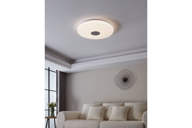 Taklampa Eglo Lanciano - Vit/Silver - Möbler - Sovrum - Sovrumslampa