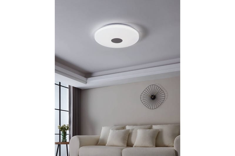 Taklampa Eglo Lanciano - Vit/Silver - Möbler - Sovrum - Sovrumslampa