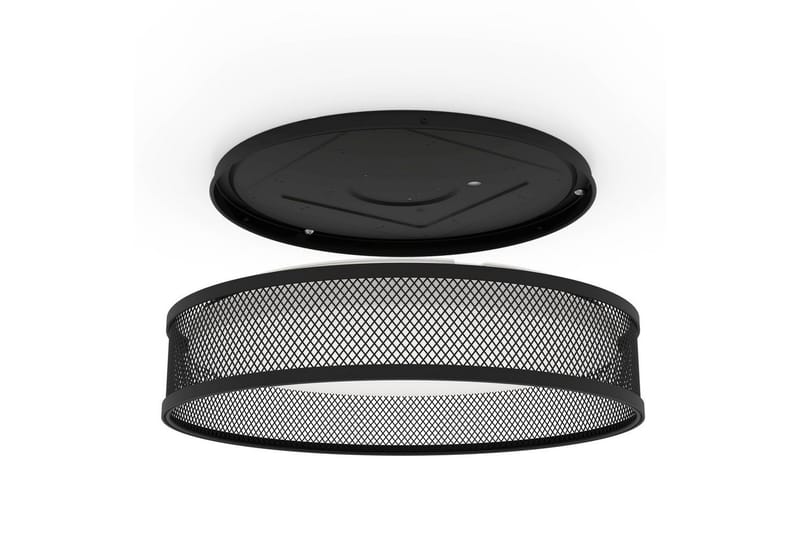Taklampa Eglo Luppineria Ø385 mm Svart Vit - Svart - Möbler - Sovrum - Sovrumslampa