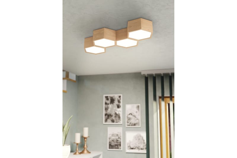 Taklampa Eglo Mirlas med 4 Lampor - Vit - Möbler - Sovrum - Sovrumslampa