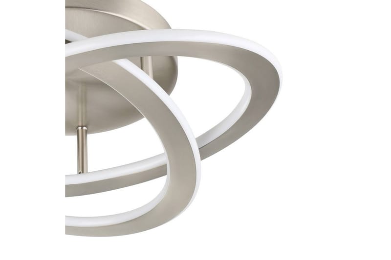 Taklampa Eglo Rolimare Nickel-Matt/Vit - Nickel - Möbler - Sovrum - Sovrumslampa