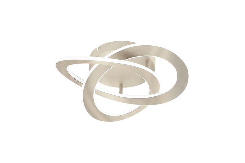 Taklampa Eglo Rolimare Nickel-Matt/Vit - Nickel - Möbler - Sovrum - Sovrumslampa