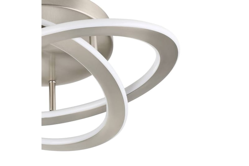 Taklampa Eglo Rolimare Nickel-Matt/Vit - Nickel - Möbler - Sovrum - Sovrumslampa