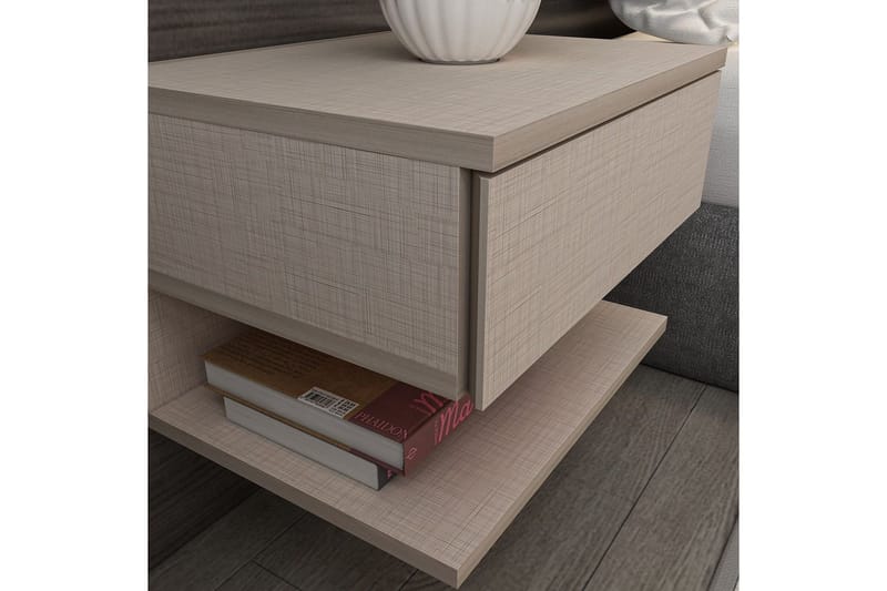 Telo Sängbord 45 cm - Beige - Möbler - Sovrum - Sängbord