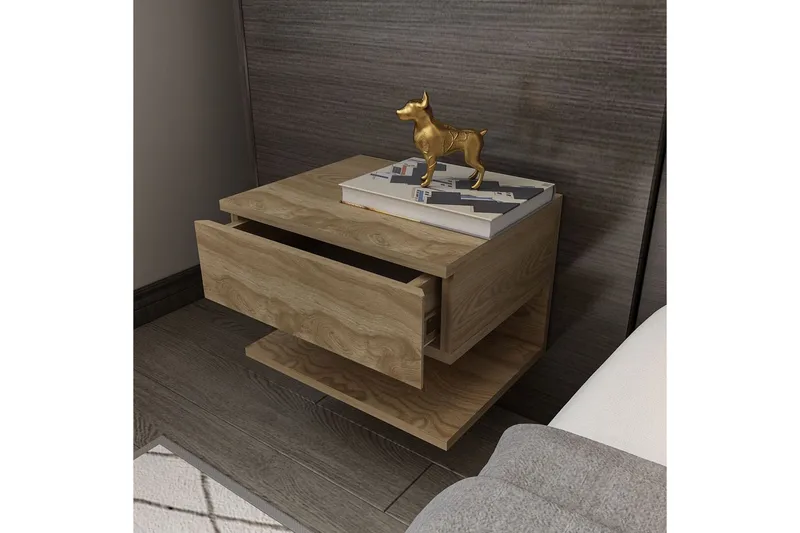 Telo Sängbord 45 cm - Ek - Möbler - Sovrum - Sängbord