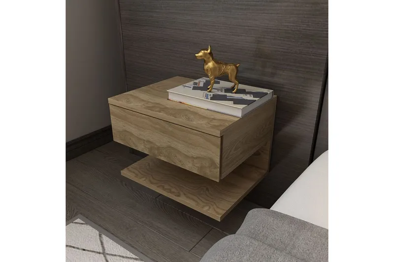 Telo Sängbord 45 cm - Ek - Möbler - Sovrum - Sängbord