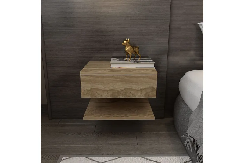 Telo Sängbord 45 cm - Ek - Möbler - Sovrum - Sängbord