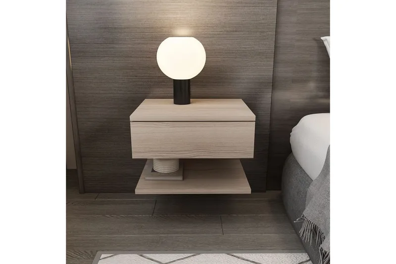 Telo Sängbord 45 cm - Röd - Möbler - Sovrum - Sängbord