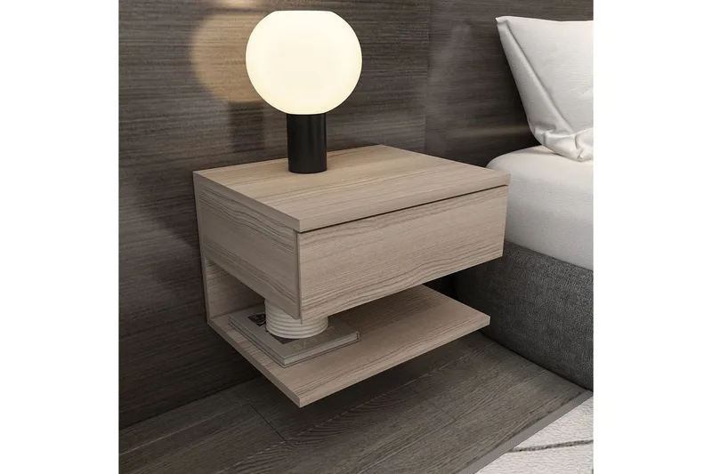 Telo Sängbord 45 cm - Röd - Möbler - Sovrum - Sängbord