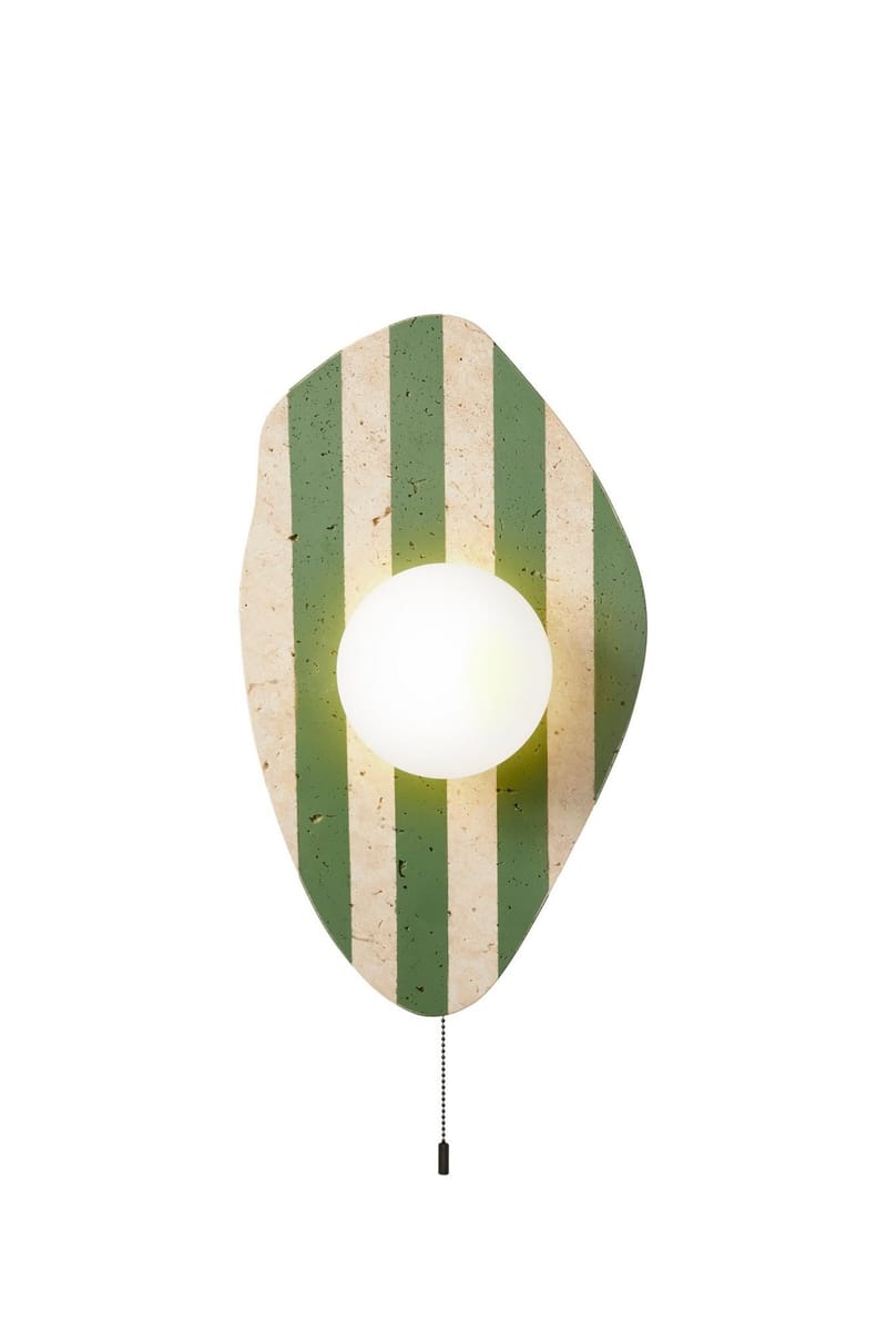 Torlic Vägglampa 10 cm, Beige, Vit, Grön