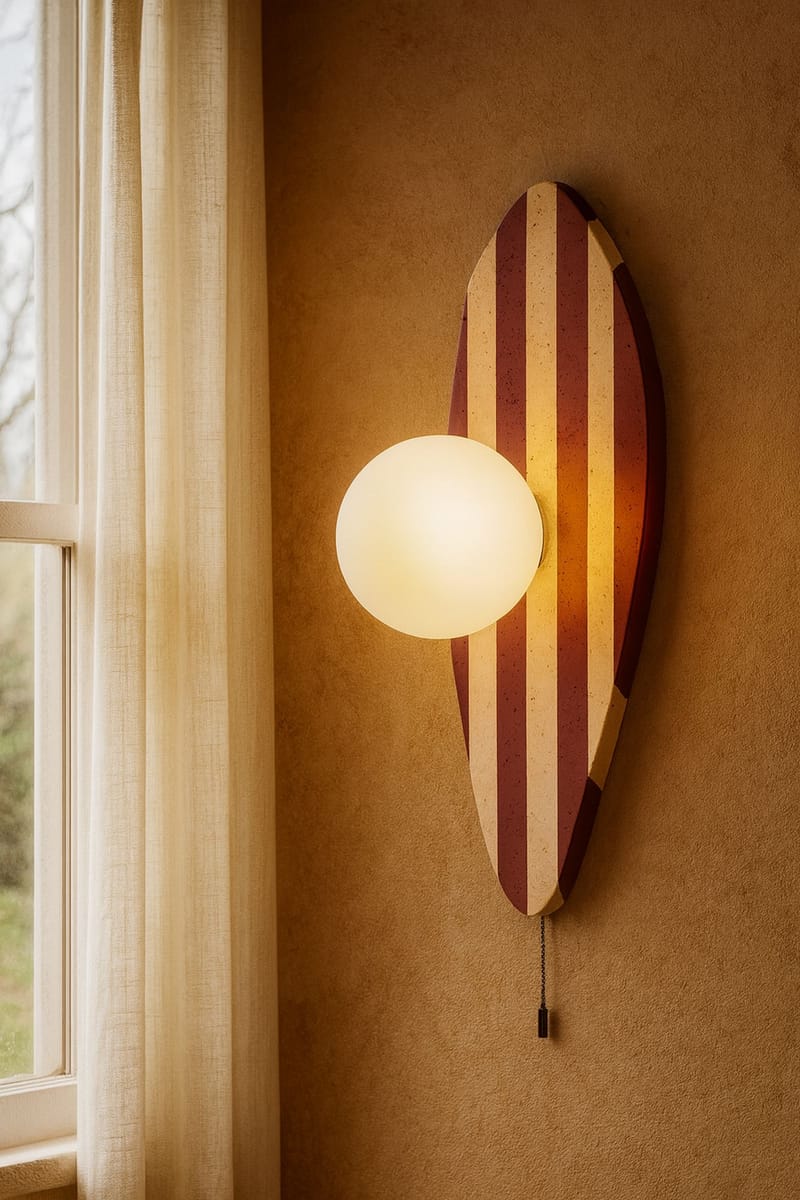 Torlic Vägglampa 10 cm - Beige, Vit, Röd - Belysning - Inomhusbelysning & lampor - Vägglampor & väggbelysning