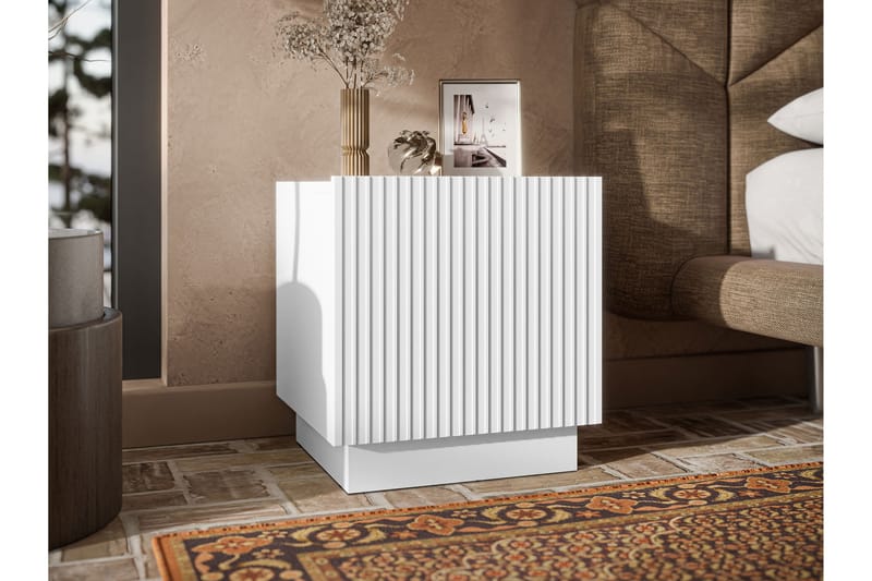 Torvalen Sängbord 45 cm - Vit - Möbler - Sovrum - Sängbord