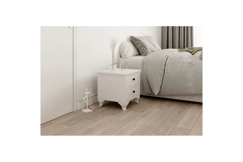 Torvenn Sängbord 45 cm - Matt Vit - Möbler - Sovrum - Sängbord