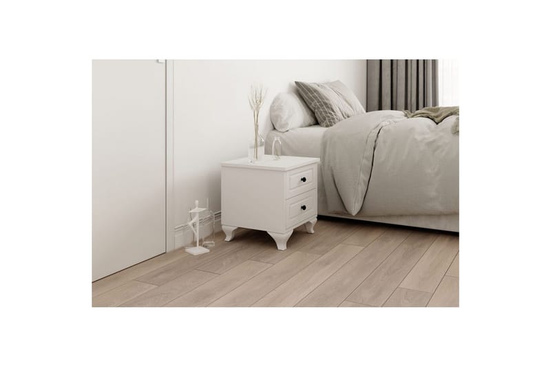 Torvenn Sängbord 45 cm - Matt Vit - Möbler - Sovrum - Sängbord