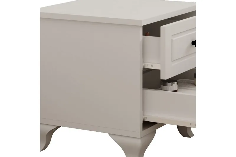 Torvenn Sängbord 45 cm - Matt Vit - Möbler - Sovrum - Sängbord