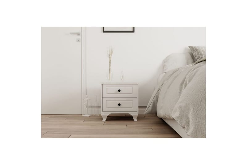 Torvenn Sängbord 45 cm - Matt Vit - Möbler - Sovrum - Sängbord